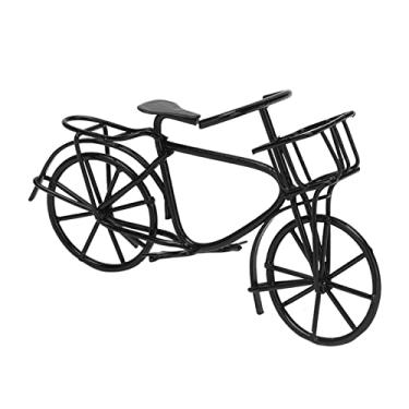 Imagem de TOPINCN Bicicleta de Casa de Bonecas, Bicicleta de Metal Em Miniatura Escala 1:12 Com Rodas e Pedais Móveis, Decoração de Alta Simulação para Casa de Bonecas ou Projeto Em Miniatura