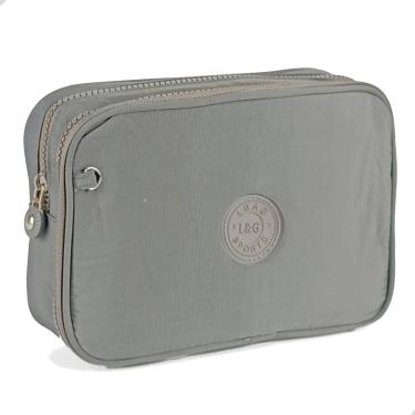 Imagem de Estojo Escolar Com Divisória Box Colorido Grande Organizadora Bolsinha Porta Caneta-Feminino