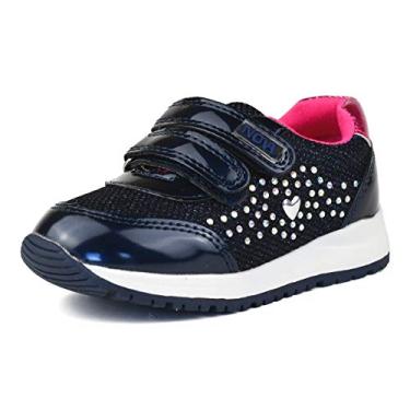 Imagem de Nova Utopia Tênis infantil para meninas, Nfgs320 - Azul escuro, 9.5 Toddler