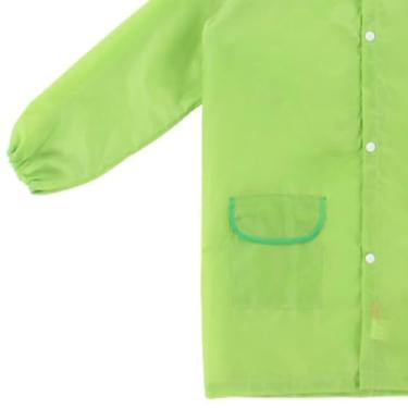 Imagem de GLOGLOW Suprimentos de Secagem Design Animal de Desenho Animado à Prova d'água, Leve 200g, Gola Ajustável, para Atividades Ao Ar Livre Capa de Chuva Infantil, Nan (Verde)