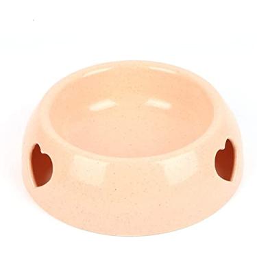 Imagem de Alimentadores para animais de estimação, tigelas arredondadas de plástico para cães e gatos, tigelas de alimentação lenta, fácil de limpar, comedouros de água