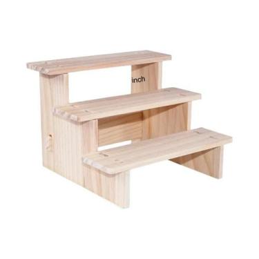 Imagem de Suporte Expositor De Joias De Madeira Multicamadas Para Doces E Cupcak