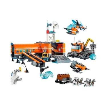 Imagem de Blocos De Montar Base Camp Ártica Urso Polar Série Cidade Presentes De
