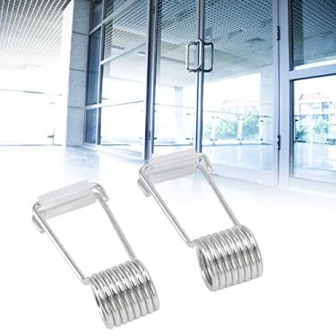 Imagem de 4 PCS Mola Tranca de Porta com Bisagra Auto-fechamento Acessórios Peças Reparo em Aço Inoxidável Instalação Fácil Arranhão para Portas Armário Cozinha