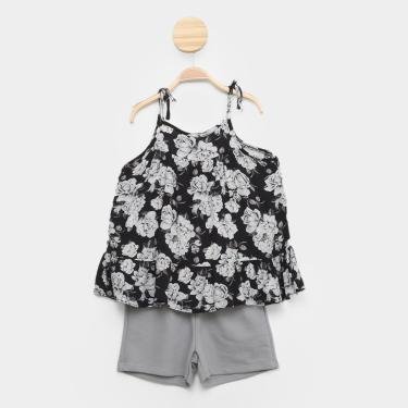 Imagem de Conjunto Infantil Milon Bata e Short Feminino-Feminino