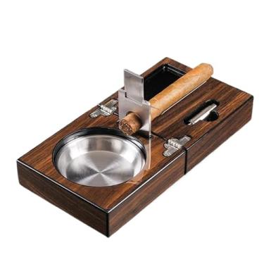 Imagem de JDIME Conjunto de caixa de ferramentas dobrável para cortador de cinzeiro para charuto