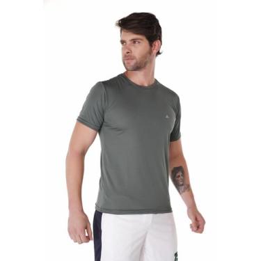Imagem de Camiseta Fitness Masculina - Força Do Sol Moda Fitness, GG, Cinza