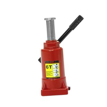 Imagem de menolana Miniatura de macaco hidráulico para carro, modelo artístico, simulação, ferramenta de suporte de reparo em metal, pintada à mão, para mecânico de, Vermelho