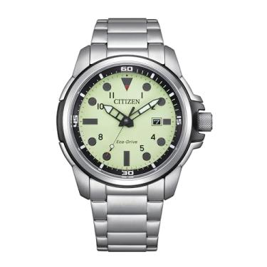 Imagem de Citizen Relógio masculino analógico de quartzo japonês com pulseira de aço inoxidável AW1800-89X