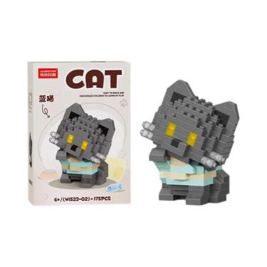 Imagem de Blocos De Construção Micro-Granulares Temáticos De Cães E Gatos Pastor