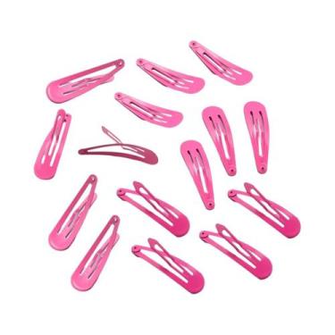 Imagem de Grampo De Cabelo Colorido Em Ferro 50pcs Forma De Gota d'Água Clips De