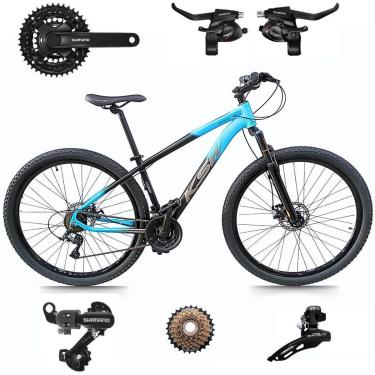 Imagem de Bicicleta Ksw Xlt 29 21v Aluminio Leve Mtb Freio Disco Suspensão 80mm SHIMANO-Unissex
