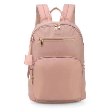 Imagem de Mochila Feminina Executiva Laptop Bolsa Faculdade Up4you, Rose