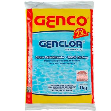 Imagem de Genclor Tratamento para piscina Cloro Estabilizado Concentrador Genco 1kg