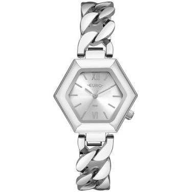 Imagem de Relógio Euro Feminino Chains Prata - EU2035YZU/5K