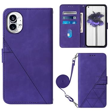 Imagem de For Nothing Phone 1 Crossbody 3D Embossed Flip Leather Phone Case