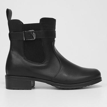 Imagem de Bota Mooncity Biker Fivela Elástica Feminina-Feminino