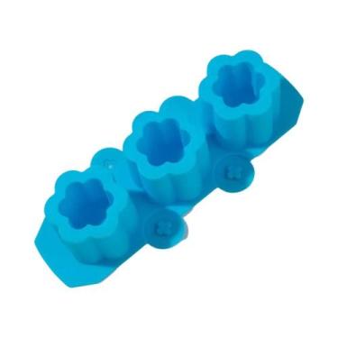 Imagem de Molde De Silicone Para Vaso De Concreto Em Forma De Flor Estrela Com 3