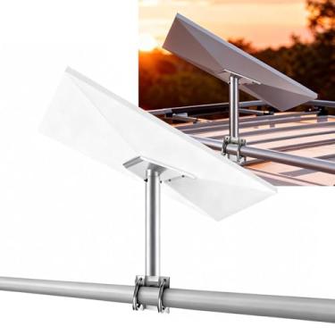 Imagem de Kineeple Kit de montagem de tubo de trilho de teto Starlink para antena Starlink Gen3 (montagem de postes verticais, para Starlink Gen3)