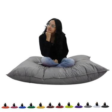 Imagem de Puff Almofadão Gigante Cheio Com Enchimento Descanso Para Eventos Casa