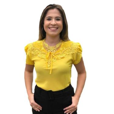 Imagem de Blusa feminina moda evangélica manga curta barata cod:12 - R.S MODAS, 