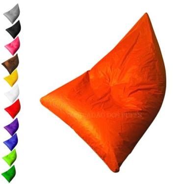 Imagem de Puff Triangular Com Enchimento Cheio Gigante Almofadão Para Eventos De