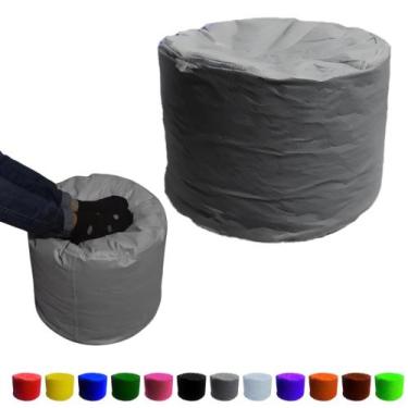 Imagem de Puff Apoio De Pés Peseira Descanso Ergonômico Com Enchimento - Mercadã