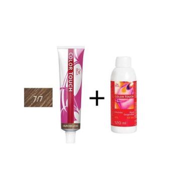 Imagem de Kit Coloração+Emulsão Color Touch 7.7 Louro Med Marrom 60G