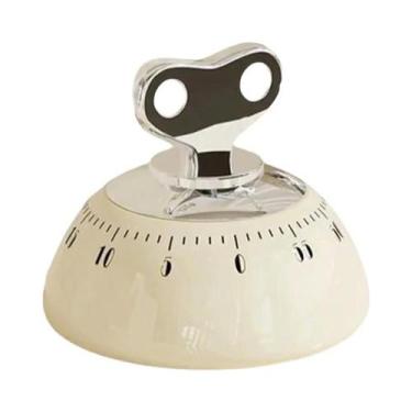 Imagem de Temporizador Magnético De Cozinha Manual Com Alarme Digital E Cronômet