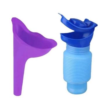 Imagem de Urinol Portátil Reutilizável De 750ml Para Homens, Ideal Para Camping 