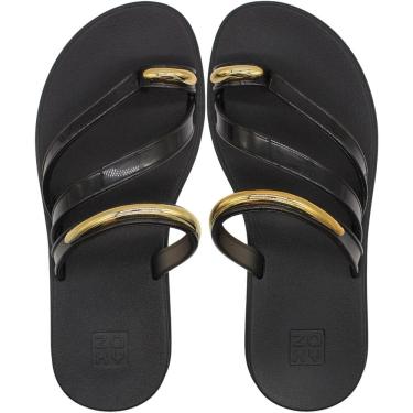 Imagem de Chinelo de Dedo Zaxy Lume Tiras Metal Feminina