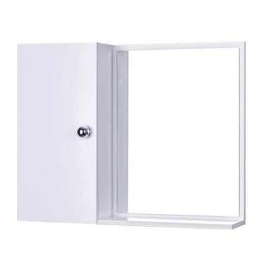 Imagem de Armário para Banheiro com Espelho Branco