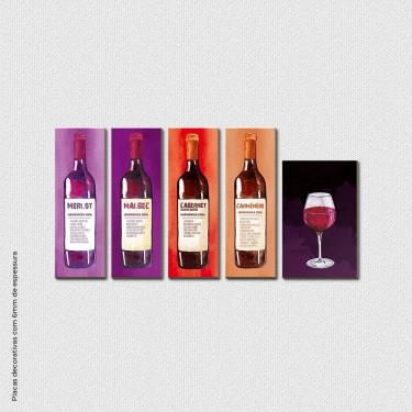 Imagem de Vinho Harmonização Com 15mm De Com Borda Infinita 6mm