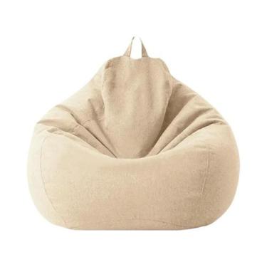 Imagem de Capa Grande De Algodão E Linho Para Puff, Poltrona De Canto, Cadeira P