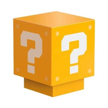 Imagem de Luminária LED Mini Gamer Em Formato De Bloco De Interrogação Com Som D