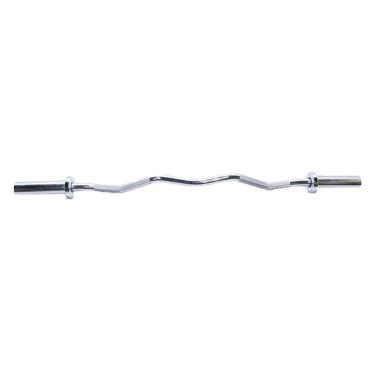Imagem de BARRA W OLÍMPICA CROMADA MACIÇA PARA MUSCULAÇÃO 1,20M - RAE FITNESS-Unissex