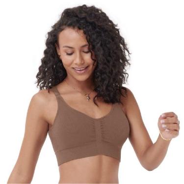 Imagem de Sutiã Comfort Anatômico Alças Reguláveis Bojo Removível sem Costura Av