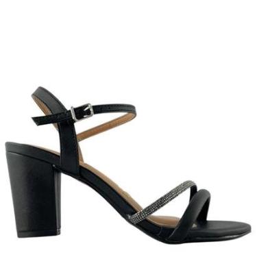 Imagem de Sandália Vizzano Feminina com Strass e Fivela Ajustável 62621034-Feminino