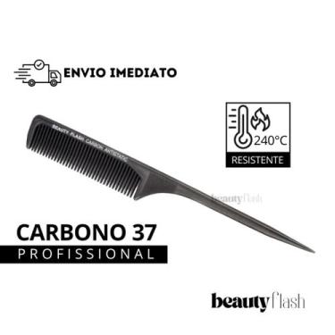 Imagem de Pente Profissional Carbono 240ºC Antiestático Beauty Flash Cerdas Gros