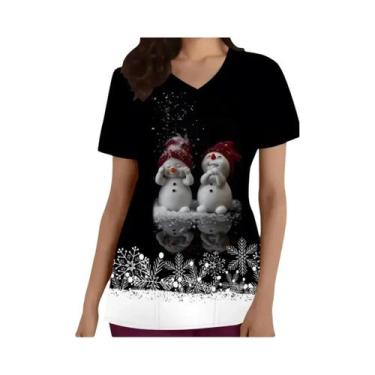 Imagem de Camisetas Masculinas Com Decote Em V S-3XL, Roupas De Trabalho, Tabela