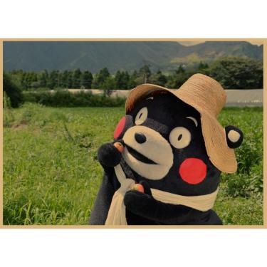 Imagem de Pôster vintage Kraft Paper Kumamon, 29,7 x 42 cm, decoração de parede