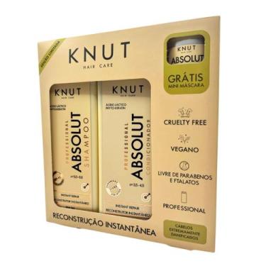 Imagem de Kit Presente Shampoo 250ml + Condicionador 200ml Knut Hair Care Absolu