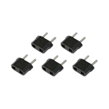 Imagem de Adaptador De Viagem 110V Para 220V, Conversor Com 5 Tomadas De Energia