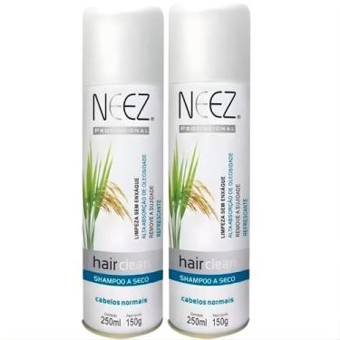 Imagem de Kit 2 Shampoo A Seco Para Cabelos Normais Neez Profissional Maciez Lim