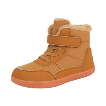Imagem de Botas De Inverno Para Crianças Com Bico Largo E Estilo Barefoot, Tênis
