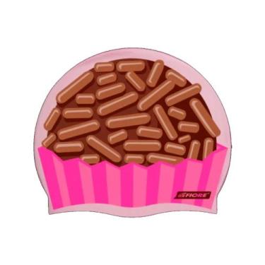 Imagem de Touca Para Natação De Silicone Estampadas - Fiore, Brigadeirão