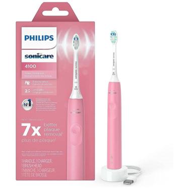Imagem de Escova Dental Elétrica Recarregável, PHILIPS SONICARE HX6815, 01, Rosa