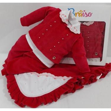 Imagem de - Saída Maternidade Plush Luxo Paraiso Bebê Menina Ref. 11642, P ( 2 -