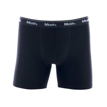 Imagem de Cueca Boxer Plus Size Mash 071.40 Algodão, Azul, Marinho, XXGG