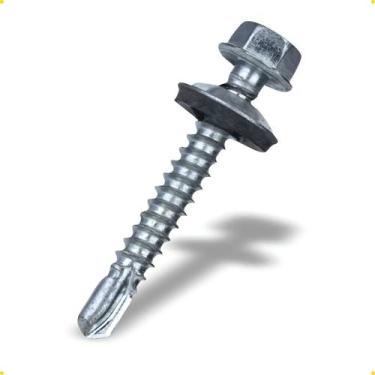 Imagem de Parafuso auto brocante inox sextavado 5,5mm x 50mm - INOXPAR